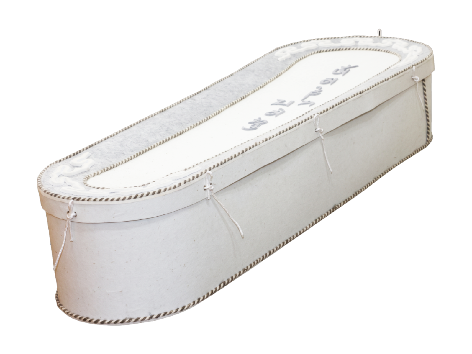 Patterned burial bag